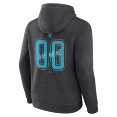 Seattle Kraken Hustle Personalized Name & Number Hoodie - Charcoal | US 203921106