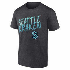 Seattle Kraken Hustle Personalized Name & Number T-Shirt - Charcoal | US 203921107