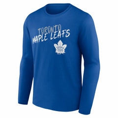 Toronto Maple Leafs Hustle Personalized Name & Number Long Sleeve T-Shirt - Blue | US 203921120
