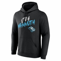 Utah Mammoth Big & Tall Hustle Personalized Name & Number Hoodie - Black | US 203921123