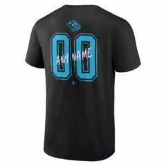 Utah Mammoth Hustle Personalized Name & Number T-Shirt - Black | US 203921127