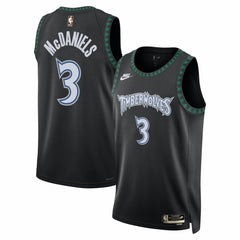 Jaden McDaniels Minnesota Timberwolves Unisex Swingman Jersey Classic Edition Black - Nike
