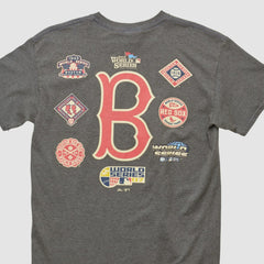 Boston Red Sox Majestic 2000s T-shirt - Dark Heather Gray - Vintage T-shirts