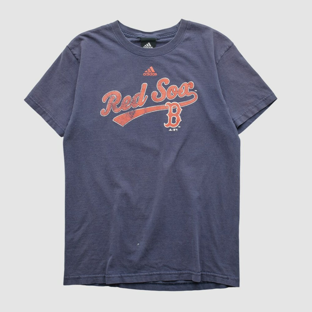 Boston Red Sox Adidas T-shirt - Navy - Vintage T-shirts