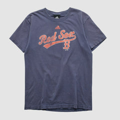 Boston Red Sox Adidas T-shirt - Navy - Vintage T-shirts