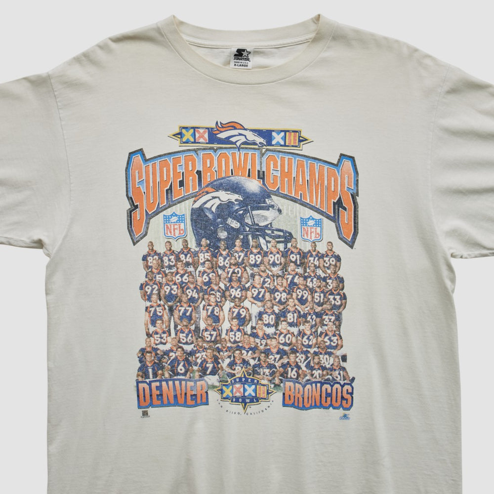 Denver Broncos Starter 1998 T-shirt - White T-shirts