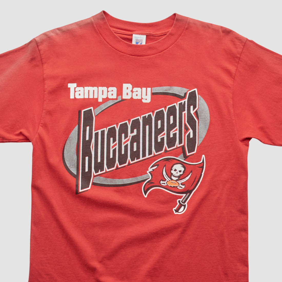 Tampa Bay Buccaneers Logo 7 T-shirt - Red T-shirts