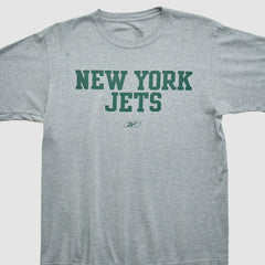 New York Jets Reebok 2000s T-shirt - Heather Gray T-shirts