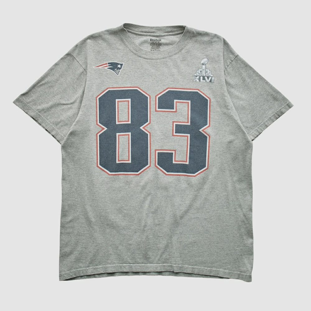 New England Patriots Reebok 2012 T-shirt - Heather Gray T-shirts