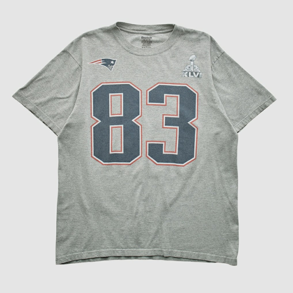 New England Patriots Reebok 2012 T-shirt - Heather Gray T-shirts