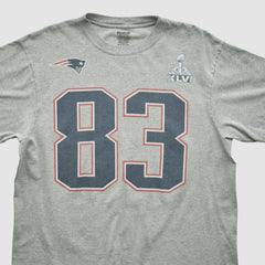 New England Patriots Reebok 2012 T-shirt - Heather Gray T-shirts