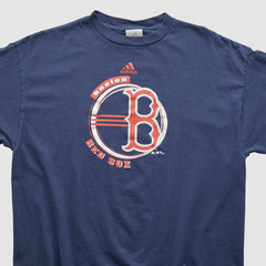 Boston Red Sox Adidas 2006 T-shirt - Navy - Vintage T-shirts
