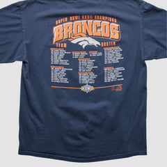 Denver Broncos Lee Sport 1998 T-shirt - Navy T-shirts