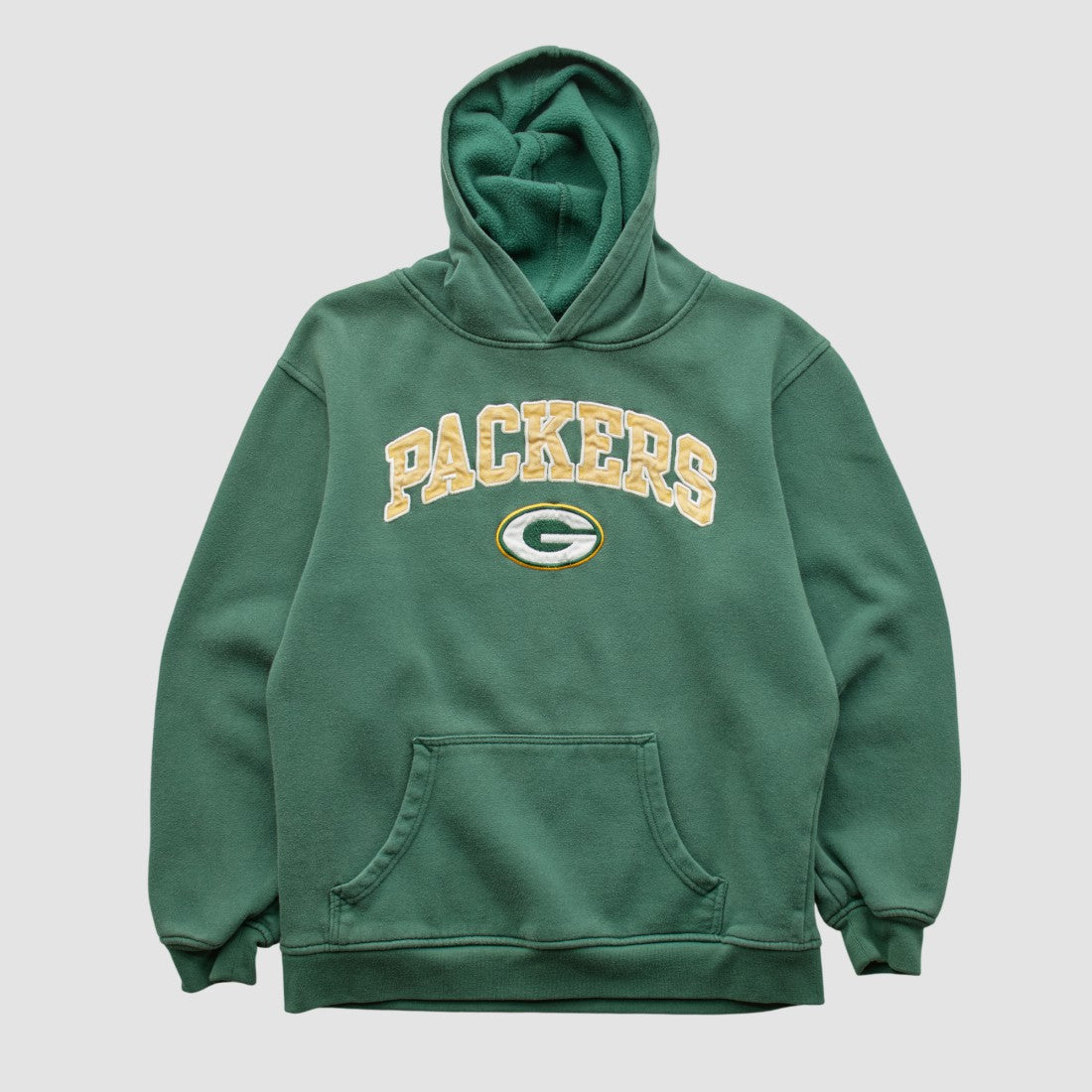 Green Bay Packers NFL 2000s Hooded Pullover Sweatshirt - Green Pullover