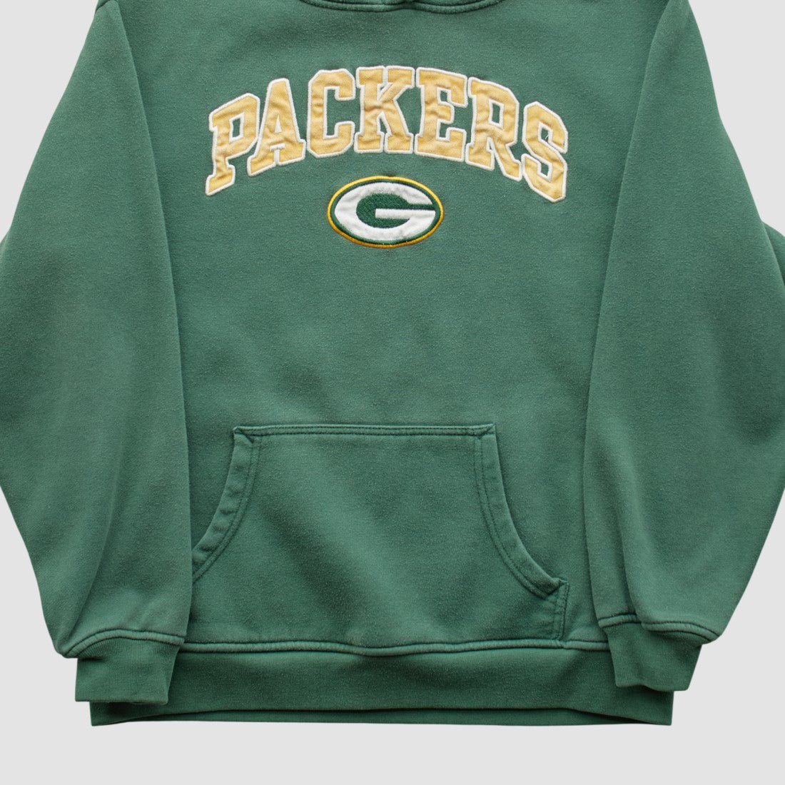 Green Bay Packers NFL 2000s Hooded Pullover Sweatshirt - Green Pullover
