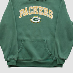 Green Bay Packers NFL 2000s Hooded Pullover Sweatshirt - Green Pullover