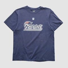 New England Patriots Reebok 2000s T-shirt - Navy T-shirts