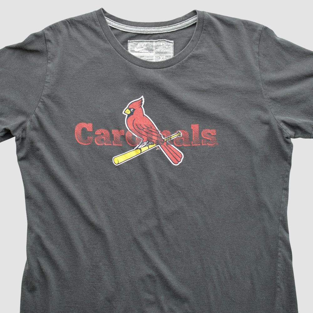 St. Louis Cardinals Nike 2000s T-shirt - Charcoal - XVintage T-shirts