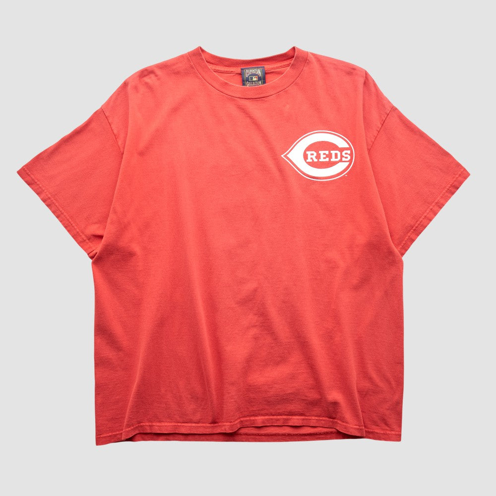 Cincinnati Reds Cooperstown Collection 2000s T-shirt - Red - Vintage T-shirts