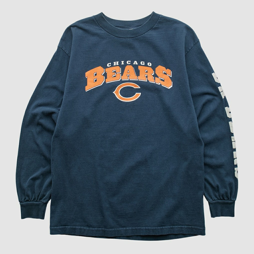Chicago Bears NFL 2000s Long Sleeve T-shirt - Navy T-shirts