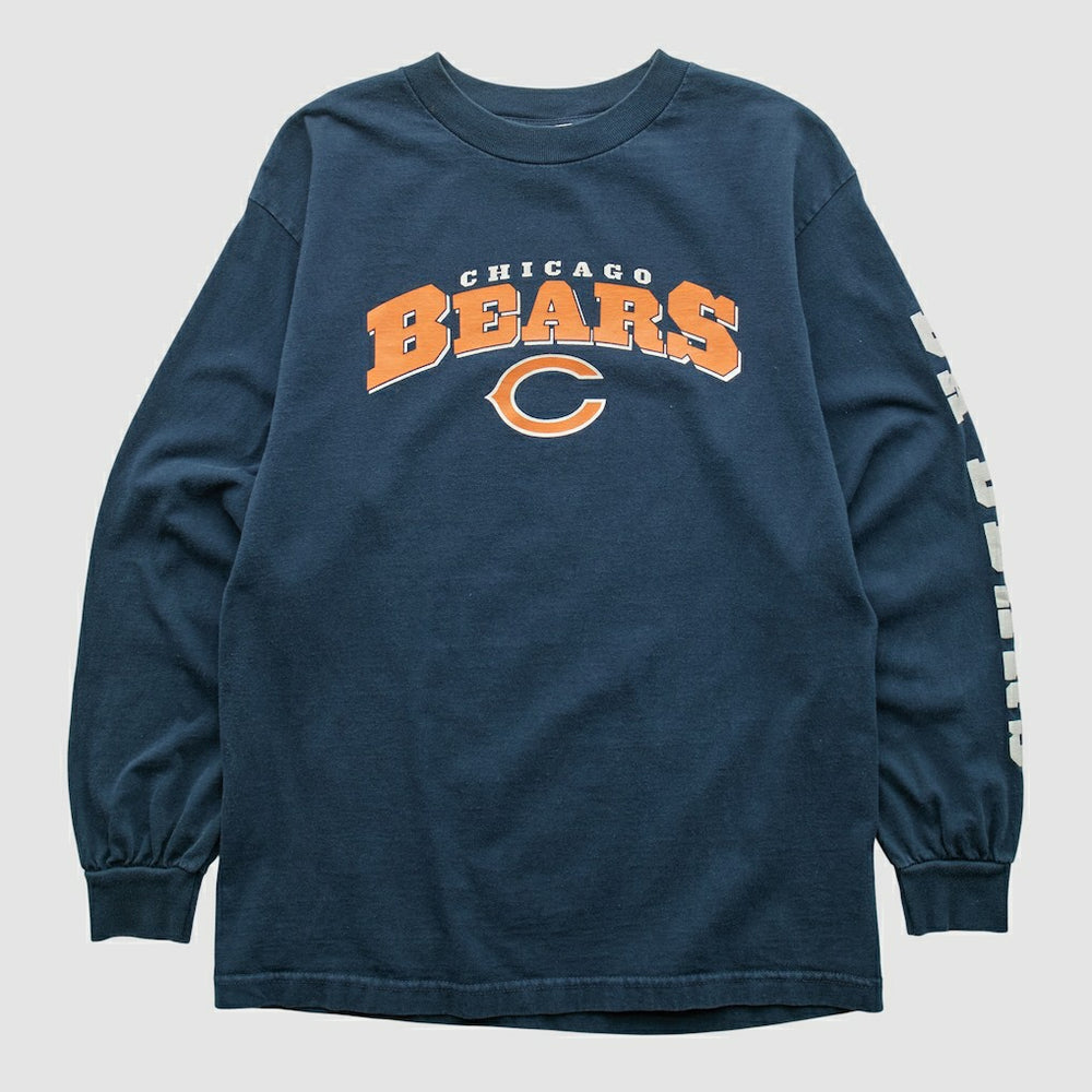 Chicago Bears NFL 2000s Long Sleeve T-shirt - Navy T-shirts
