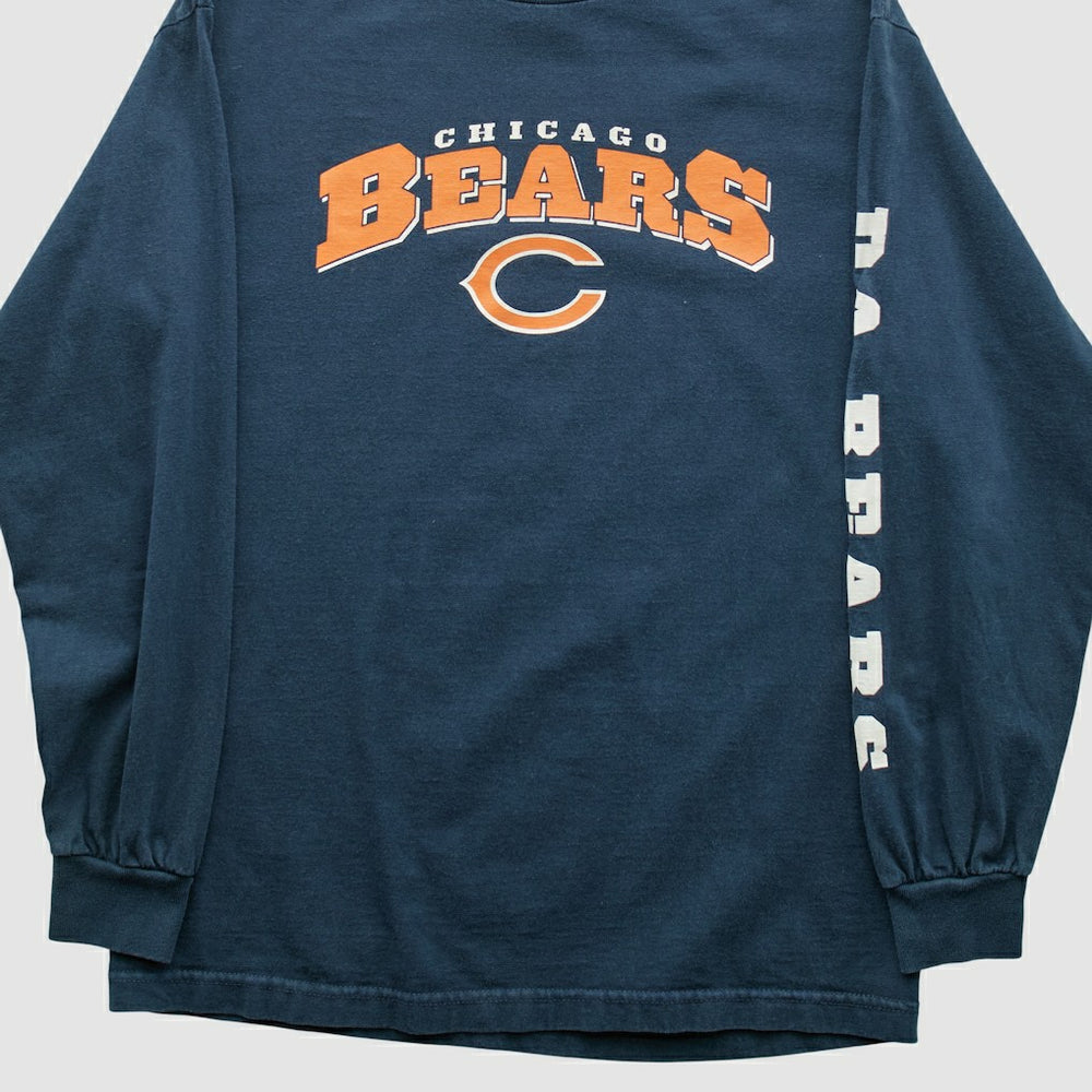 Chicago Bears NFL 2000s Long Sleeve T-shirt - Navy T-shirts
