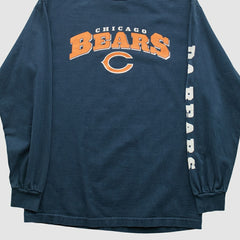 Chicago Bears NFL 2000s Long Sleeve T-shirt - Navy T-shirts