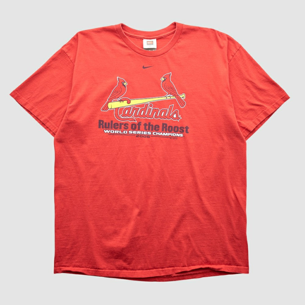 St. Louis Cardinals Nike 2006 T-shirt - Red - XVintage T-shirts