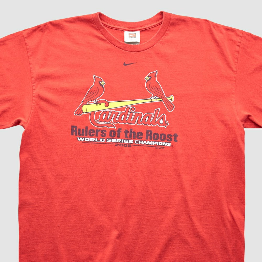 St. Louis Cardinals Nike 2006 T-shirt - Red - XVintage T-shirts