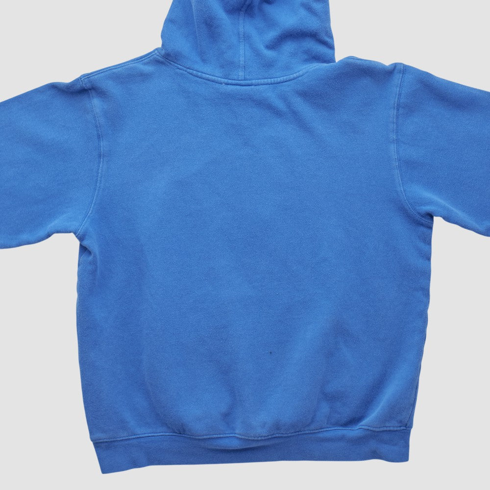 Milwaukee Brewers Majestic 2000s Hooded Pullover Sweatshirt - Blue - Yth XVintage Pullover