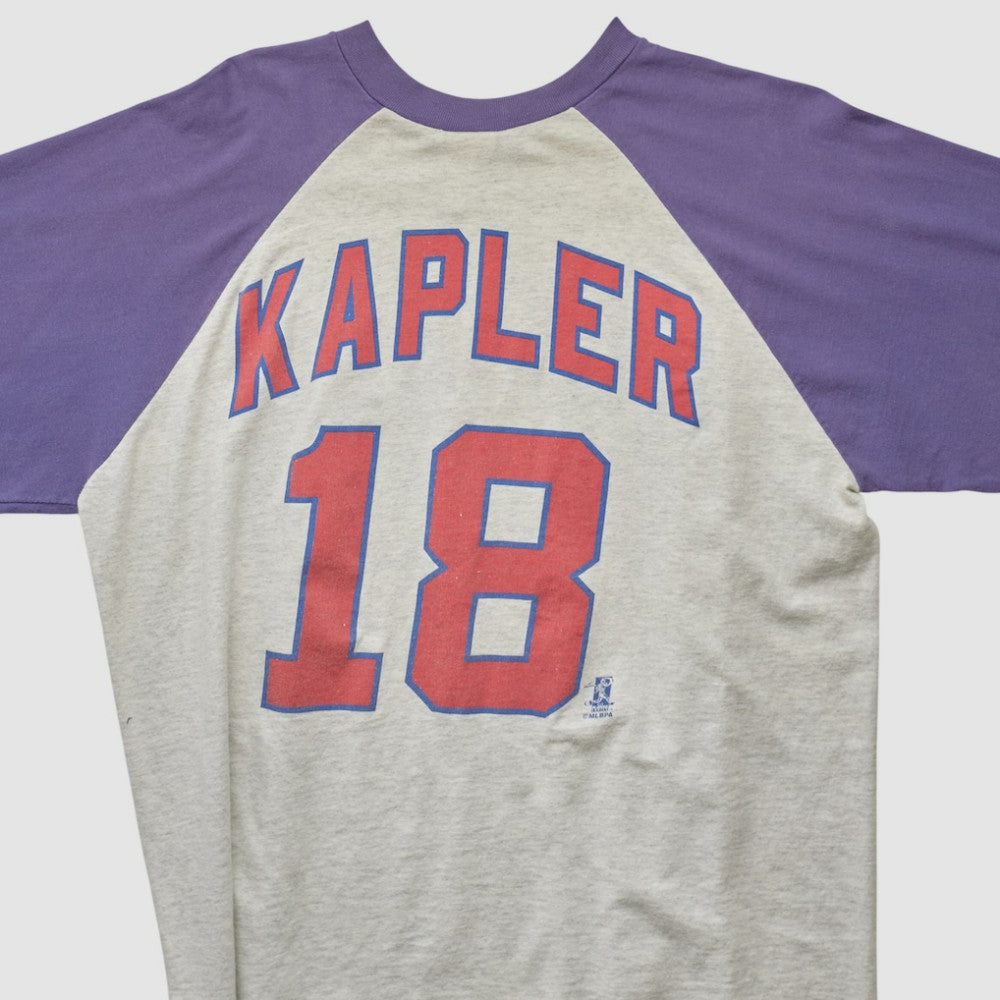 Texas Rangers Logo Athletic T-shirt - Heather Gray - 2XVintage T-shirts