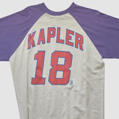 Texas Rangers Logo Athletic T-shirt - Heather Gray - 2XVintage T-shirts