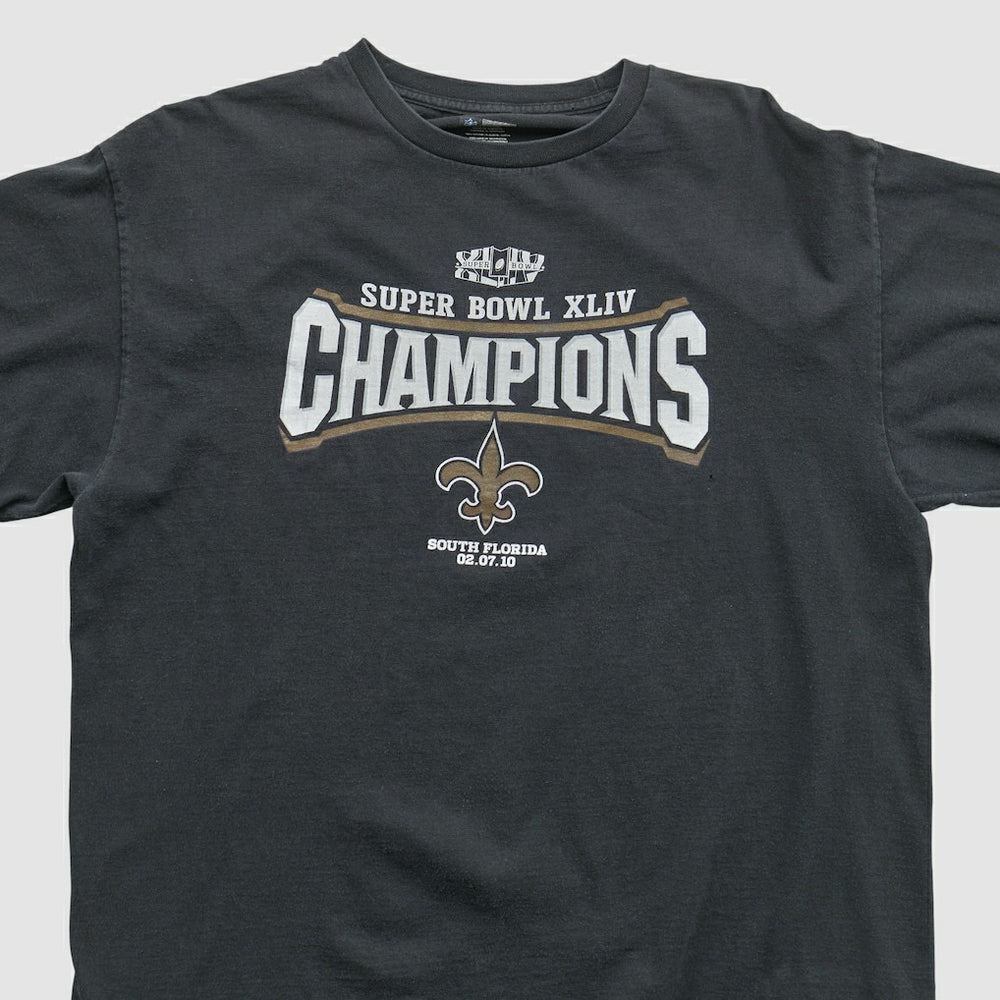 New Orleans Saints NFL 2010 T-shirt - Black T-shirts