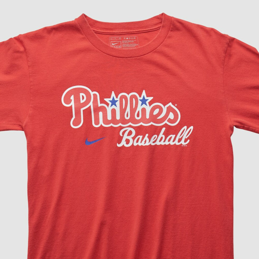 Philadelphia Phillies Nike 2000s Long Sleeve T-shirt - Red - Vintage T-shirts