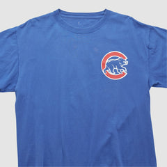 Chicago Cubs Majestic 2008 T-shirt - Blue - XVintage T-shirts