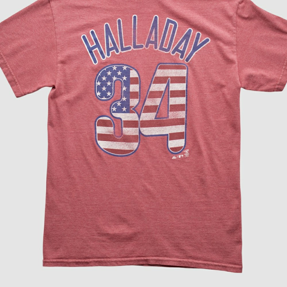 Philadelphia Phillies Majestic 2000s T-shirt - Red - Vintage T-shirts
