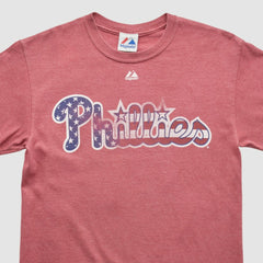Philadelphia Phillies Majestic 2000s T-shirt - Red - Vintage T-shirts