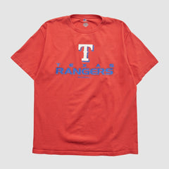 Texas Rangers Genuine Merchandise 2000s T-shirt - Red - Vintage T-shirts