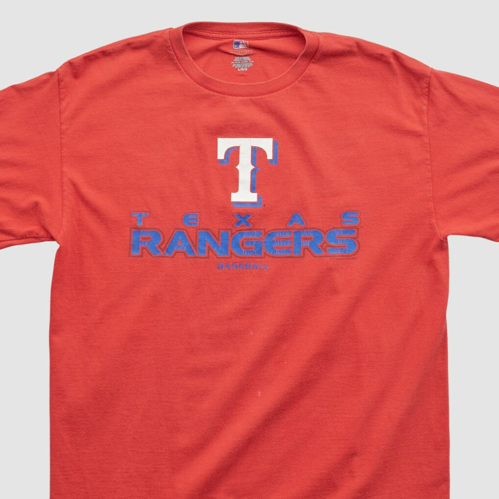 Texas Rangers Genuine Merchandise 2000s T-shirt - Red - Vintage T-shirts