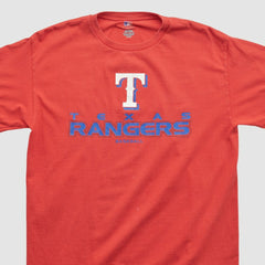 Texas Rangers Genuine Merchandise 2000s T-shirt - Red - Vintage T-shirts