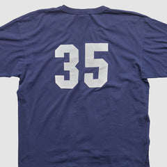 Atlanta Braves Majestic 90s T-shirt - Navy - Vintage T-shirts
