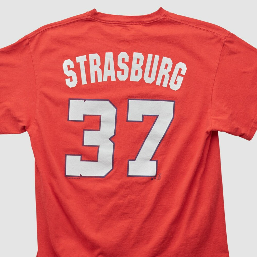 Washington Nationals Genuine Merchandise 2000s T-shirt - Red - Vintage T-shirts