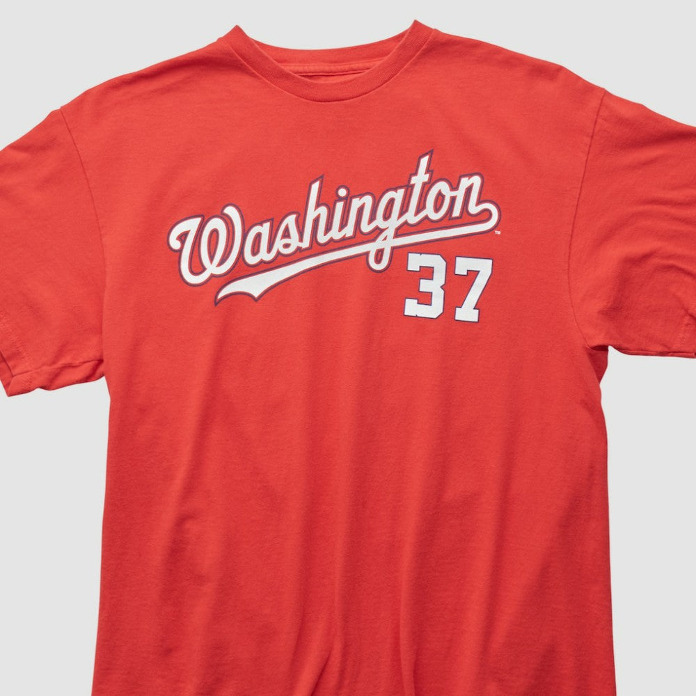 Washington Nationals Genuine Merchandise 2000s T-shirt - Red - Vintage T-shirts