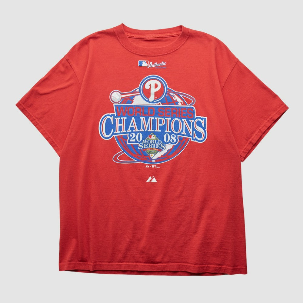 Philadelphia Phillies 2008 T-shirt - Red - Vintage T-shirts