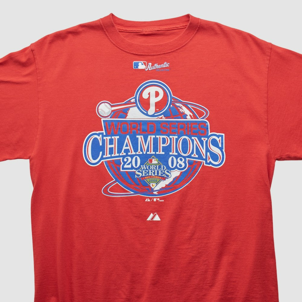 Philadelphia Phillies 2008 T-shirt - Red - Vintage T-shirts
