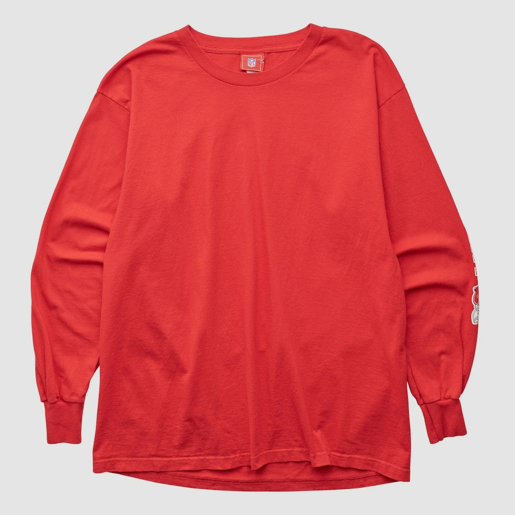 Kansas City Chiefs NFL 2000s Long Sleeve T-shirt - Red T-shirts