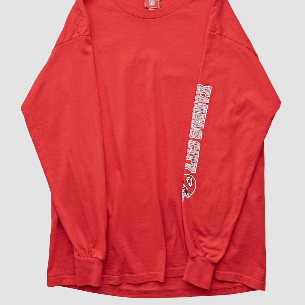Kansas City Chiefs NFL 2000s Long Sleeve T-shirt - Red T-shirts