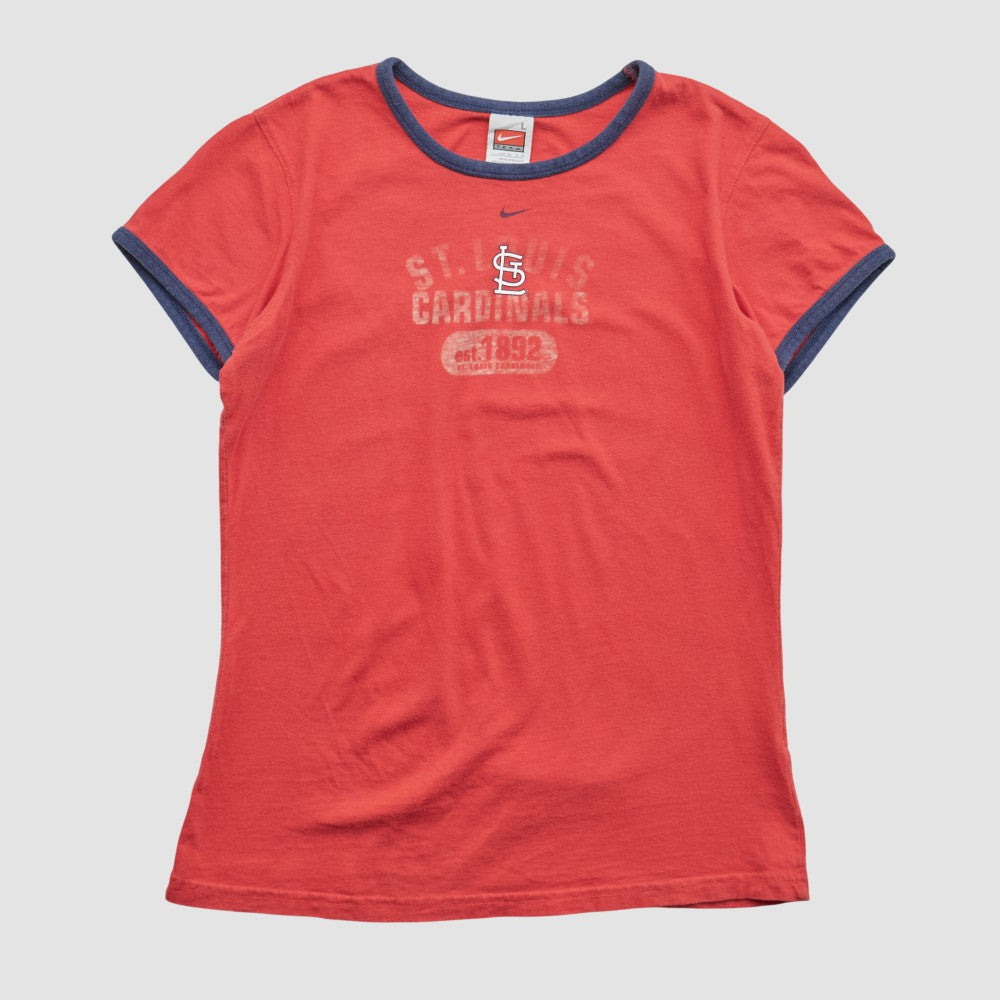 St. Louis Cardinals Nike 2000s T-shirt - Red - Vintage T-shirts