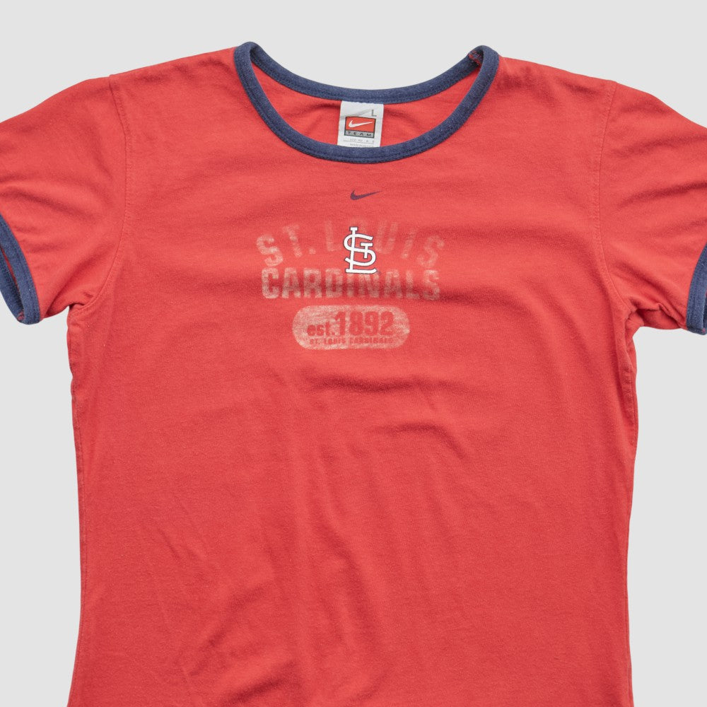 St. Louis Cardinals Nike 2000s T-shirt - Red - Vintage T-shirts