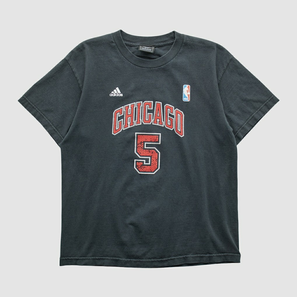 Chicago Bulls 2010s T-shirt Black Vintage - Adidas outlet